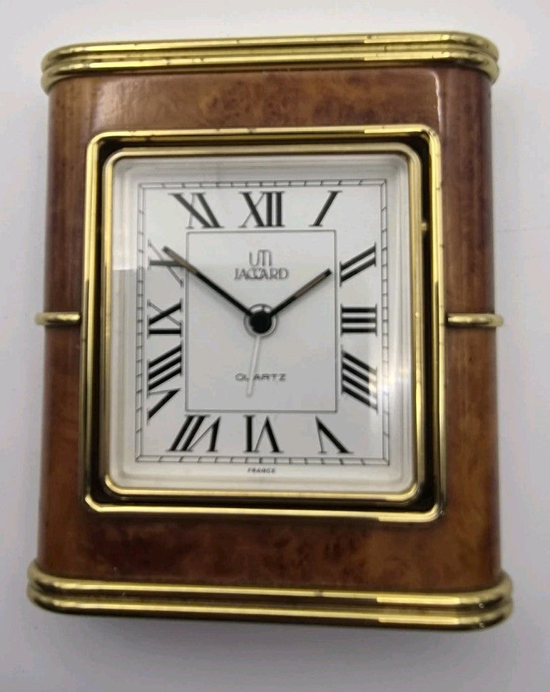 Uti Jaccard French quartz alarm clock in original fitted box - clock5