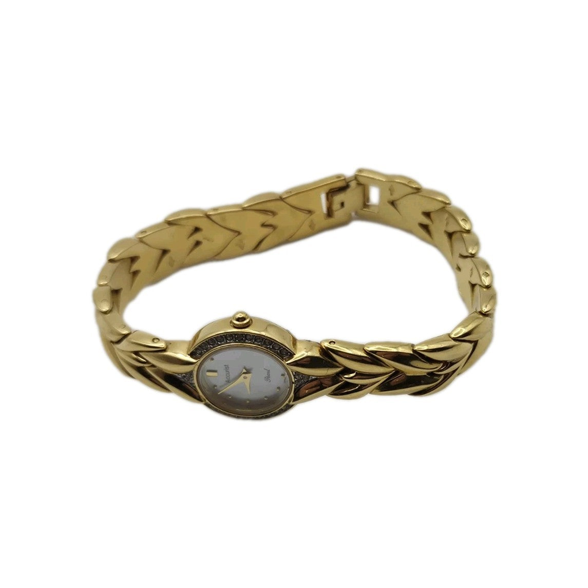 Ladies Accurist LB630P Pearl Quartz Watch 11