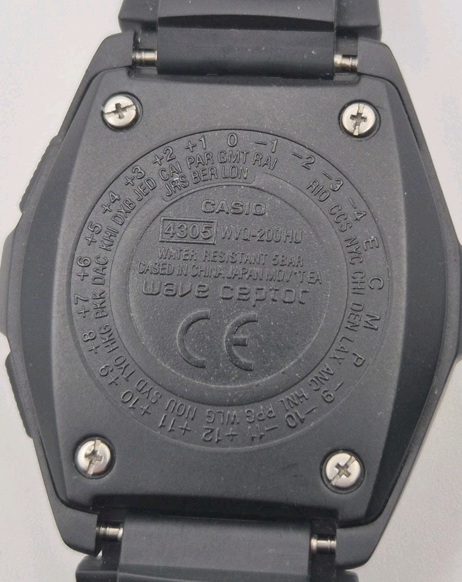 CASIO WAVE CEPTOR Atomic WATCH 4304 WVQ-200HE.Rare Casio Digital Ana digi12