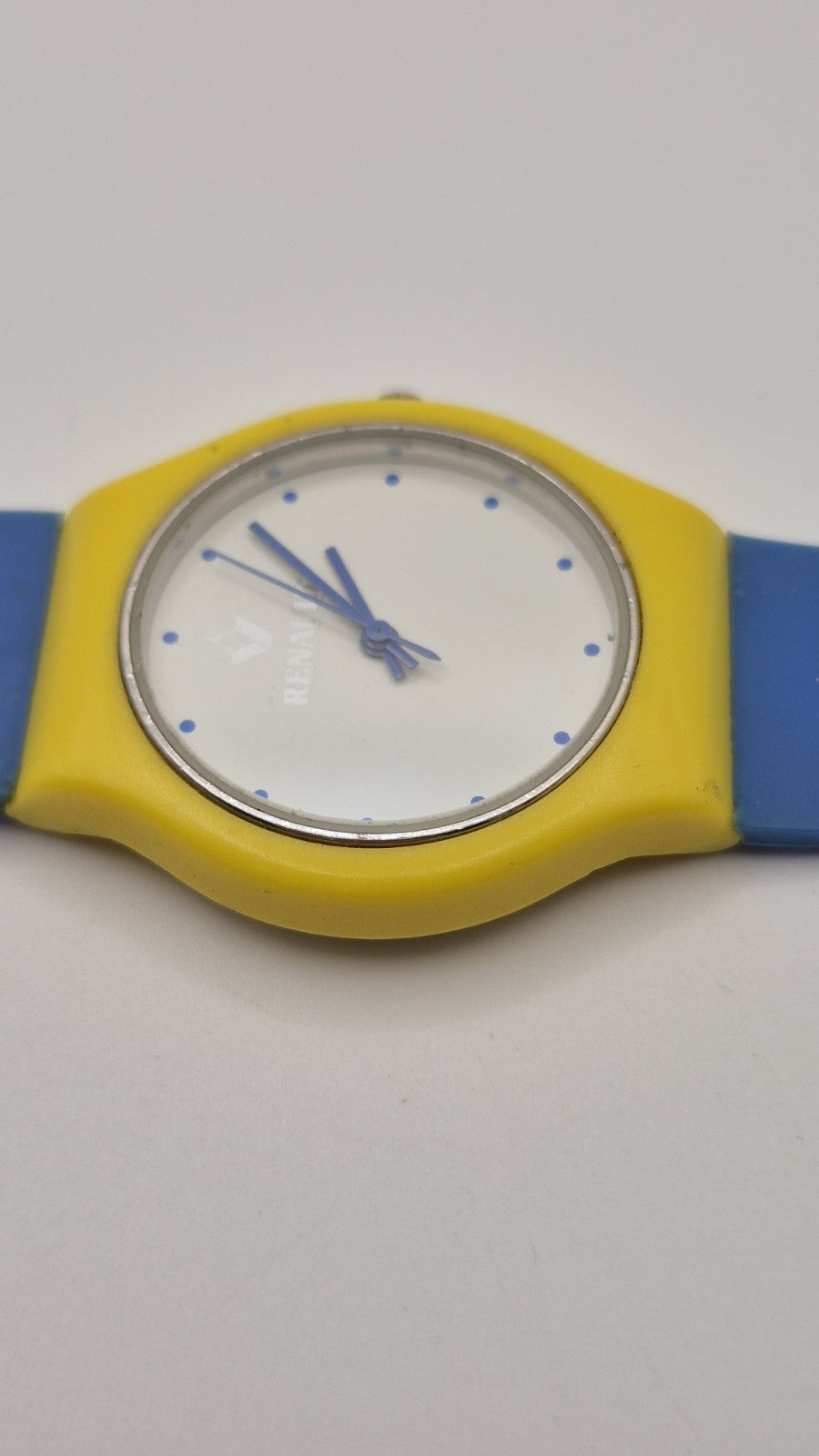 Vintage 1990s Renault Promotional Watch Quartz Rubber Strap Working1