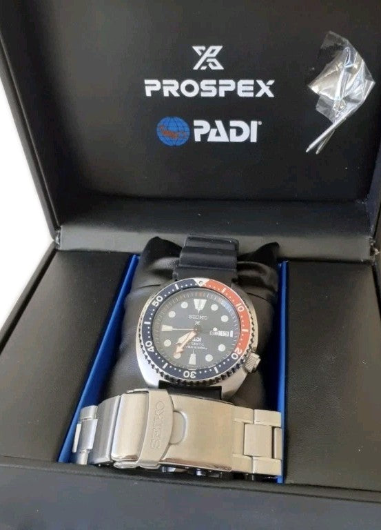 Seiko Prospex Padi Turtle Automatic SRPA21K1 Full Set With Extra Strap1