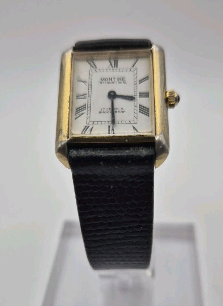 MONTINE INTERNATIONAL MECHANICAL 17 JEWELS SHOCKPROOF SWISS WORKING 1
