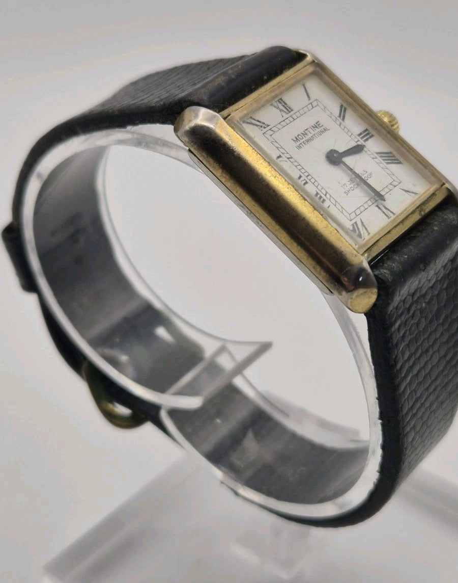 MONTINE INTERNATIONAL MECHANICAL 17 JEWELS SHOCKPROOF SWISS WORKING 2