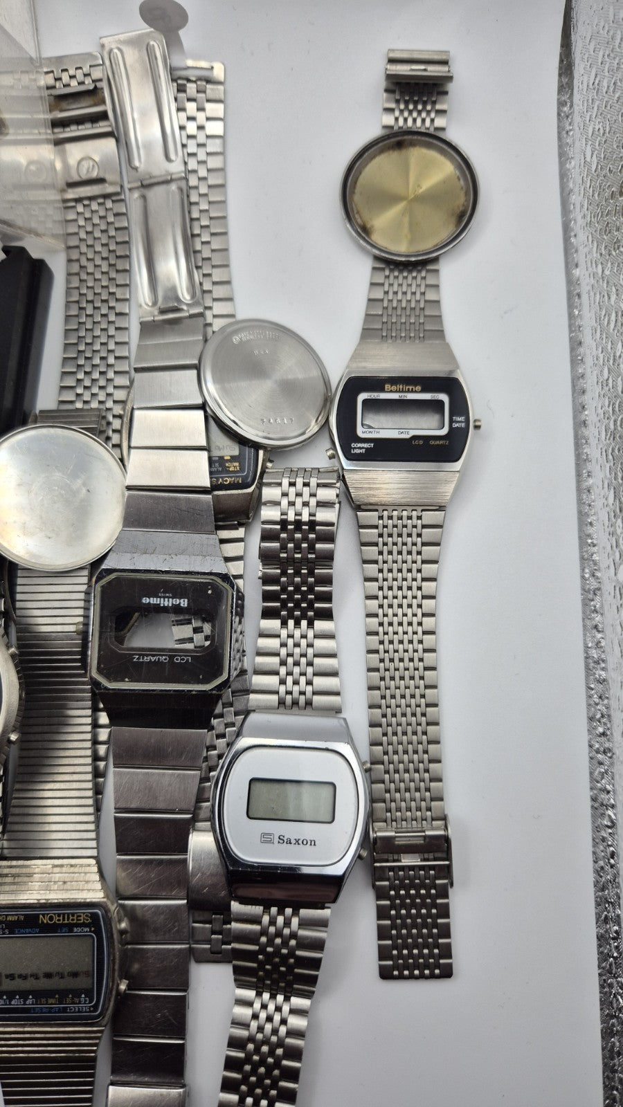 vintage digital watch joblot spares6