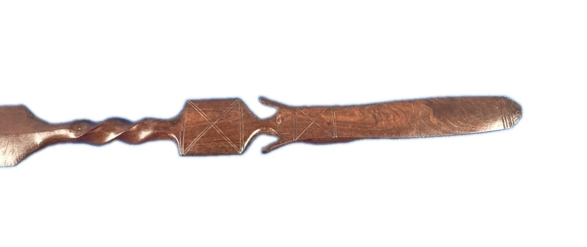 DECORATIVE AFRICAN TRIBAL SPEAR 85cm3
