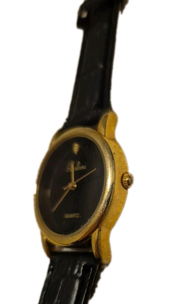 Gold Coloured Black Faced BELLINI Ladies Quartz Watch3