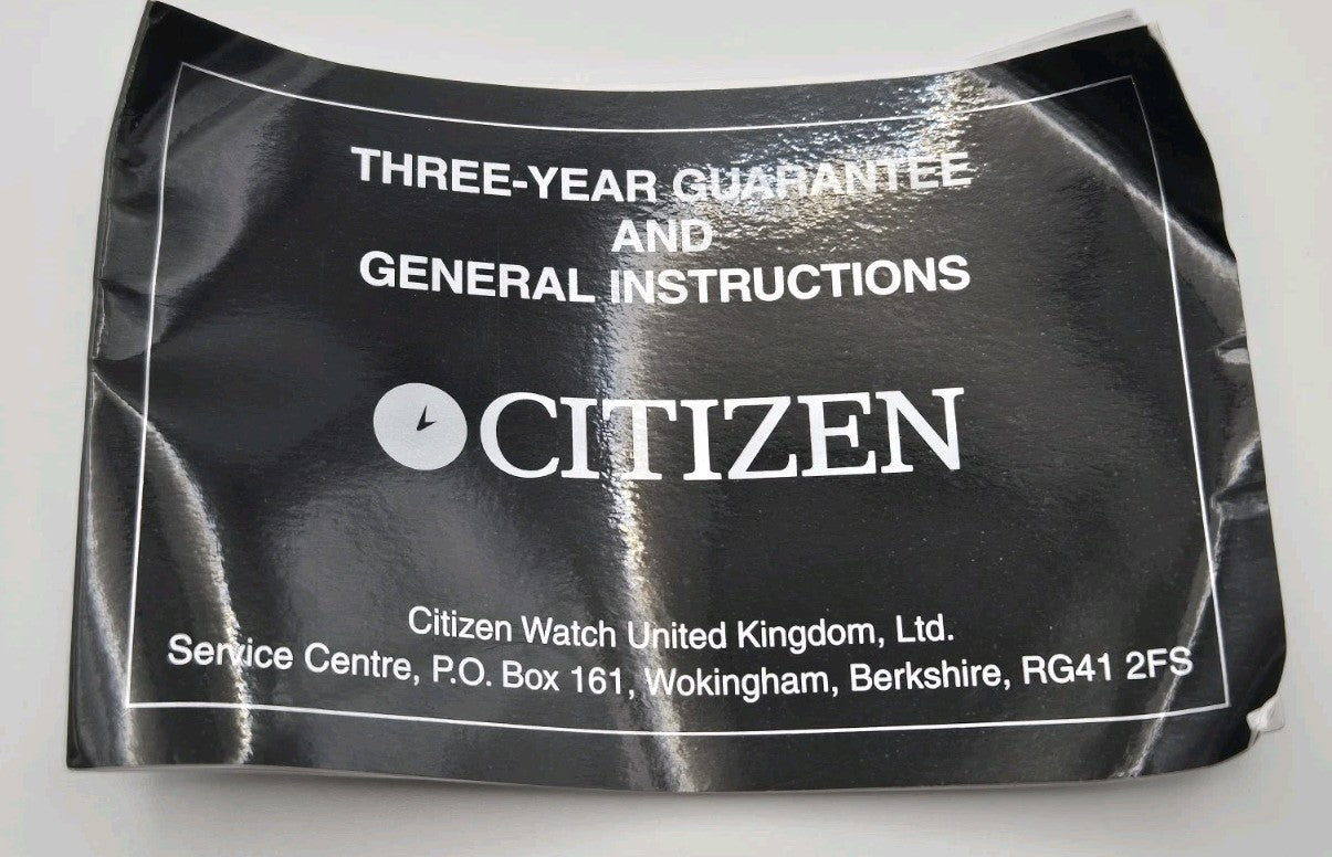 Vintage Citizen Dress Watch 4774-S35665 HSB20