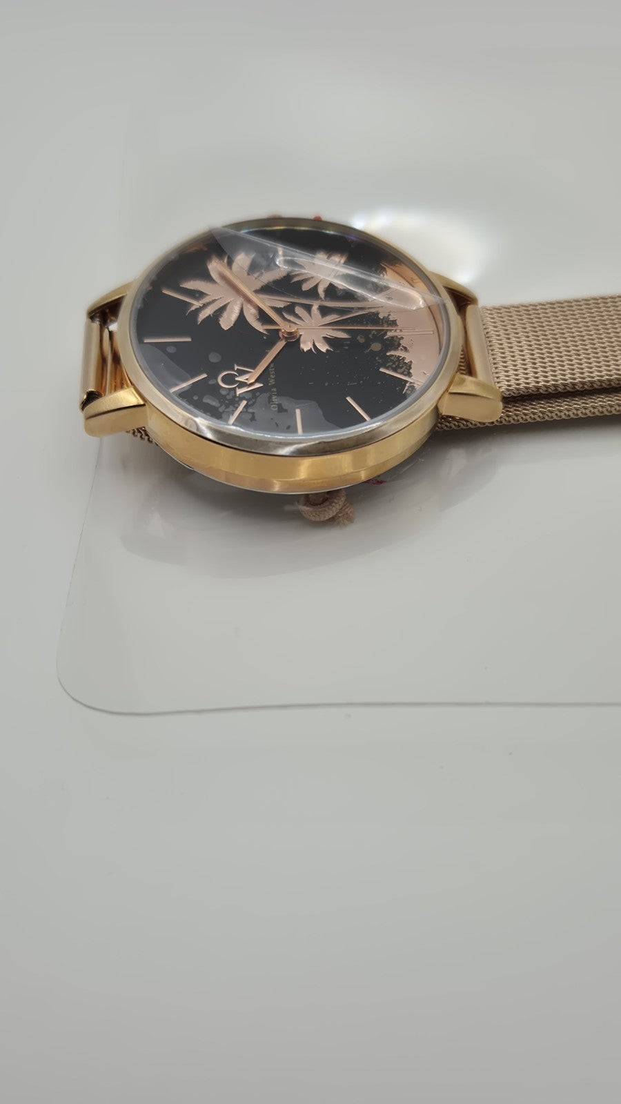 Olivia Westwood  Analog Watch STEEL ROSE1