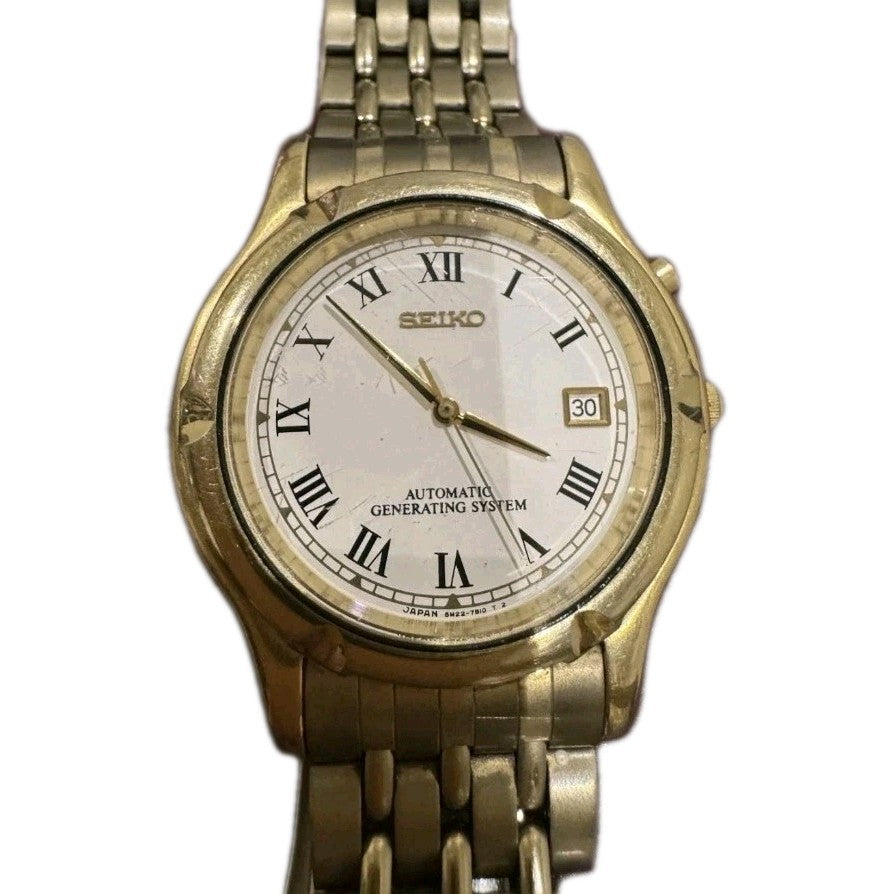 SEIKO Kinetic 5M22-7A60 Mens Watch Automatic1