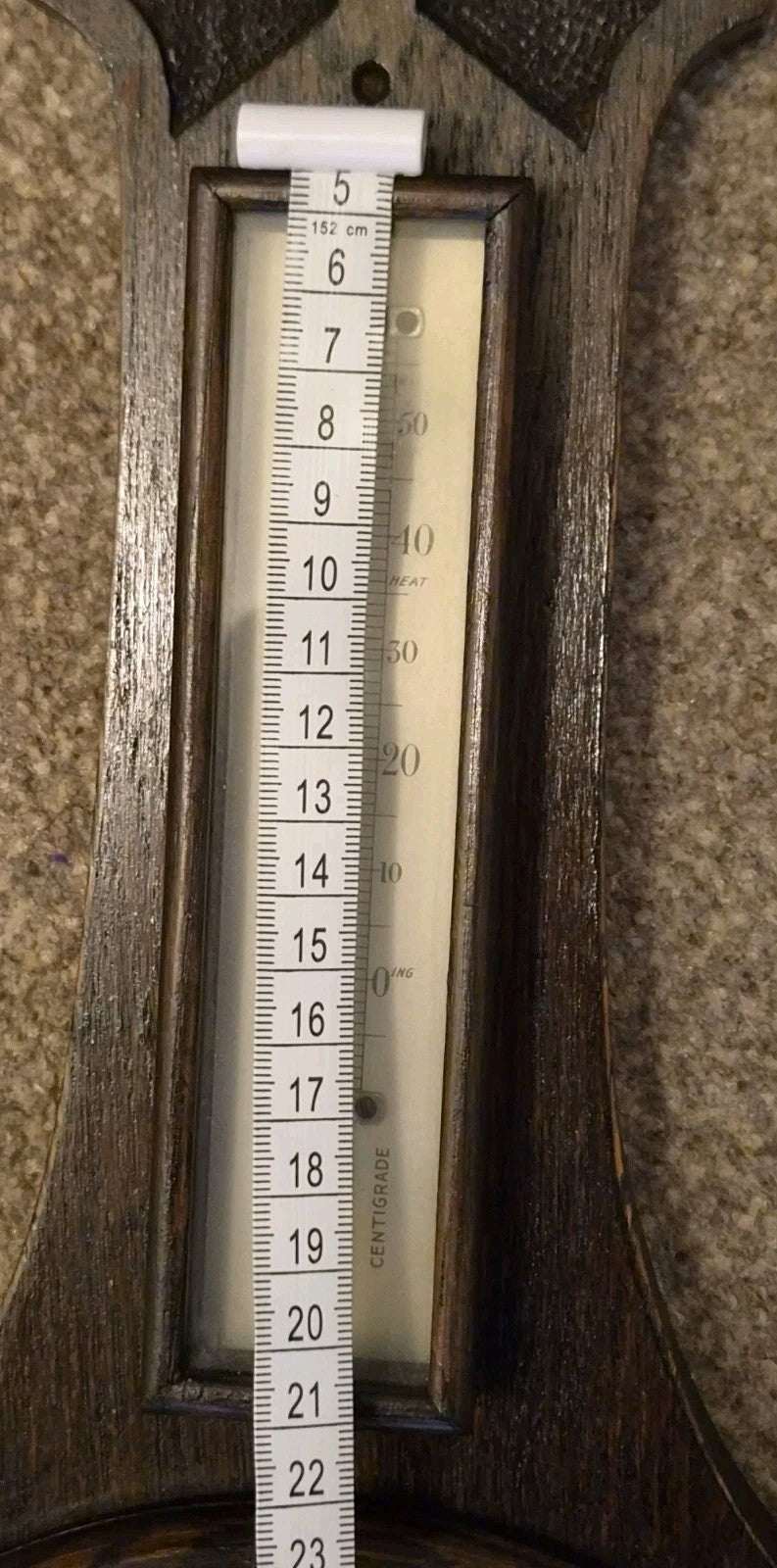 Antique Quality carved Banjo Barometer11