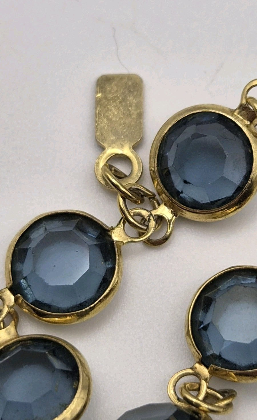 vintage Swarovski crystal station necklace4