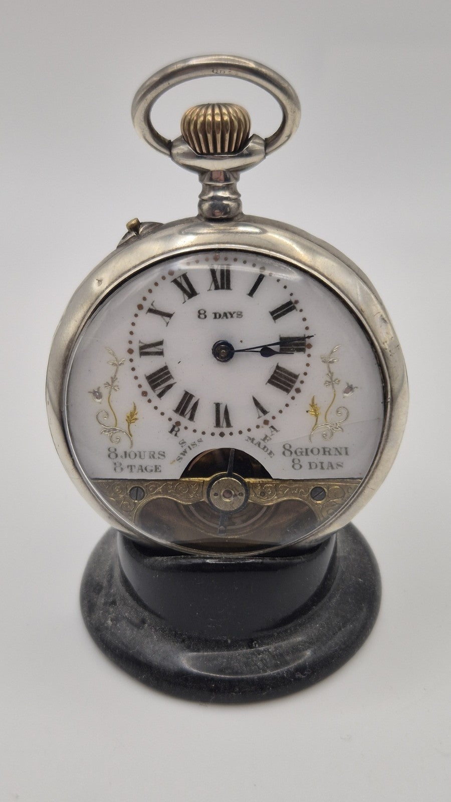 WORKING Hebdomas 8 day pocket watch Working0