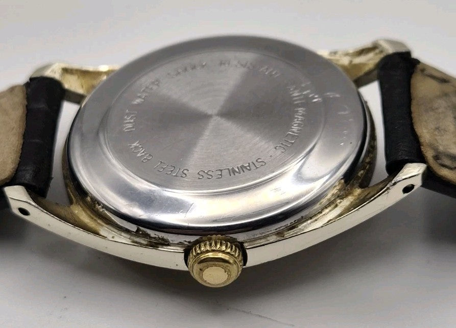 Vintage Services 5 Jewels Shockproof Date Manual Wind Watch 34mm 1960s11