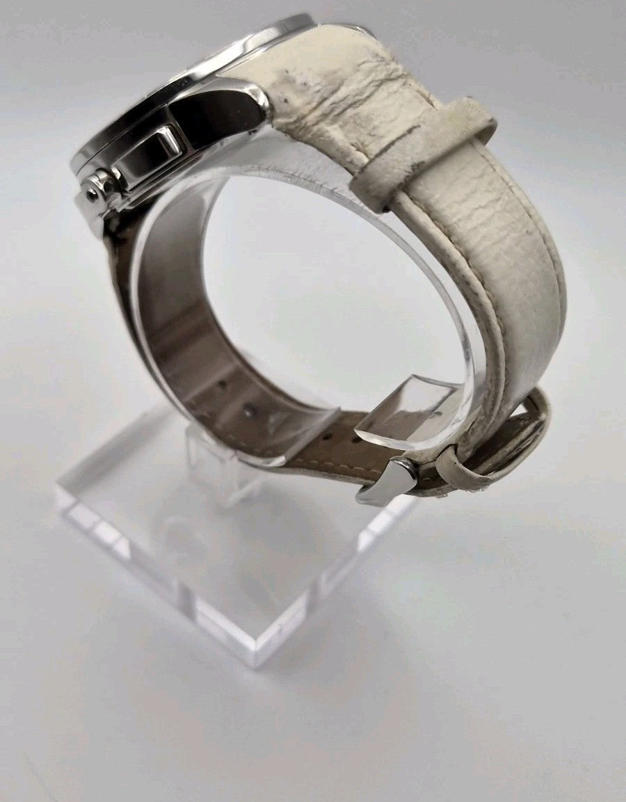 Genuine Pandora Watch Imagine Grand C Silver/White with Ceramic Bezel - 811004WH4