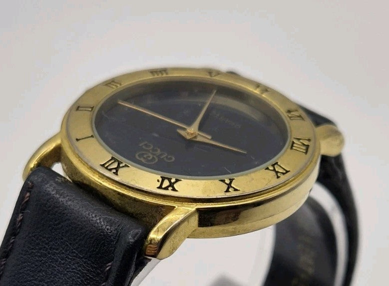 vintage Gucci 2035  21 gold plated quartz watch3