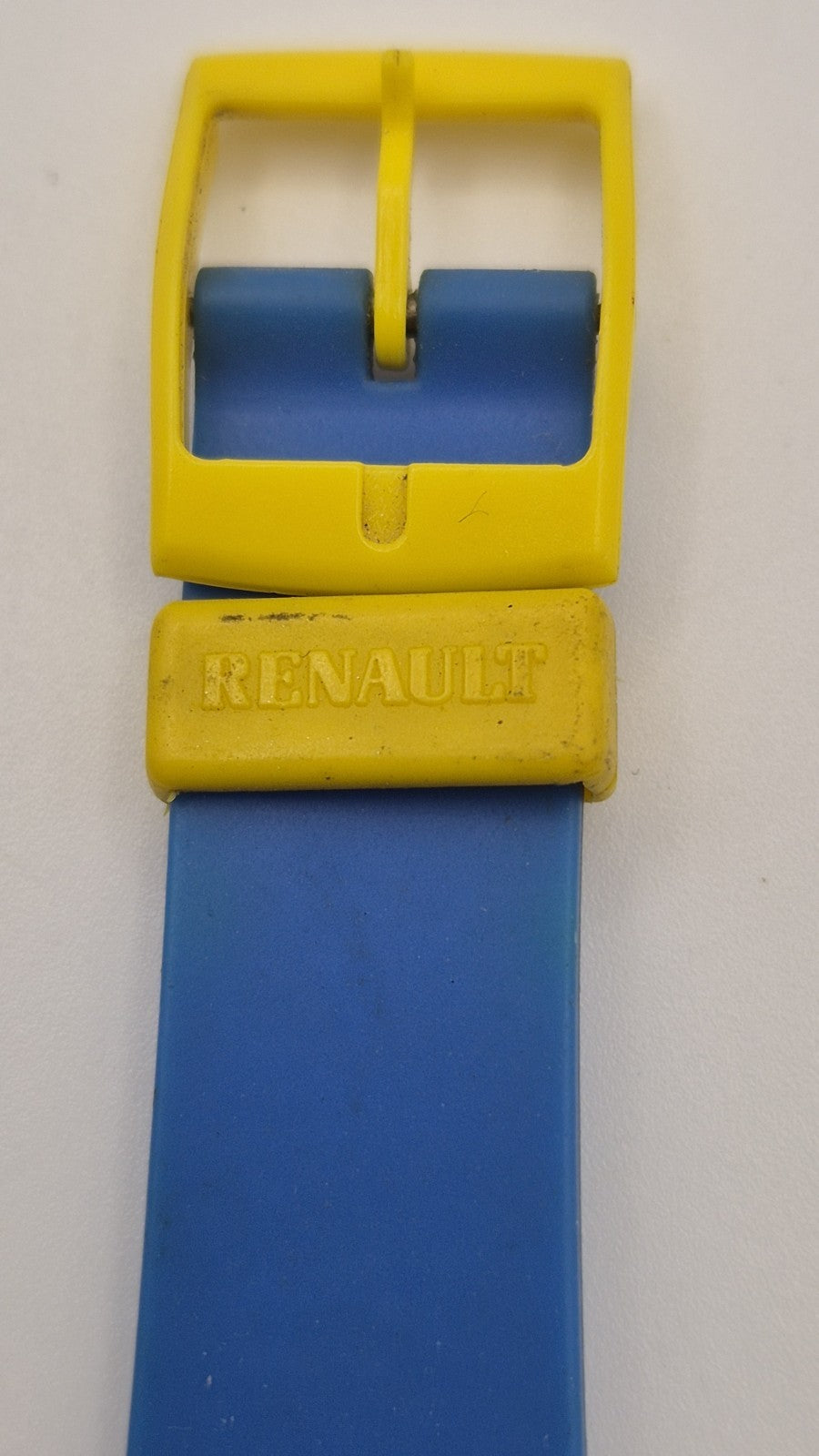 Vintage 1990s Renault Promotional Watch Quartz Rubber Strap 34mm Working4