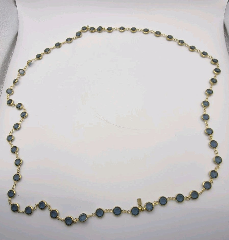 vintage Swarovski crystal station necklace5