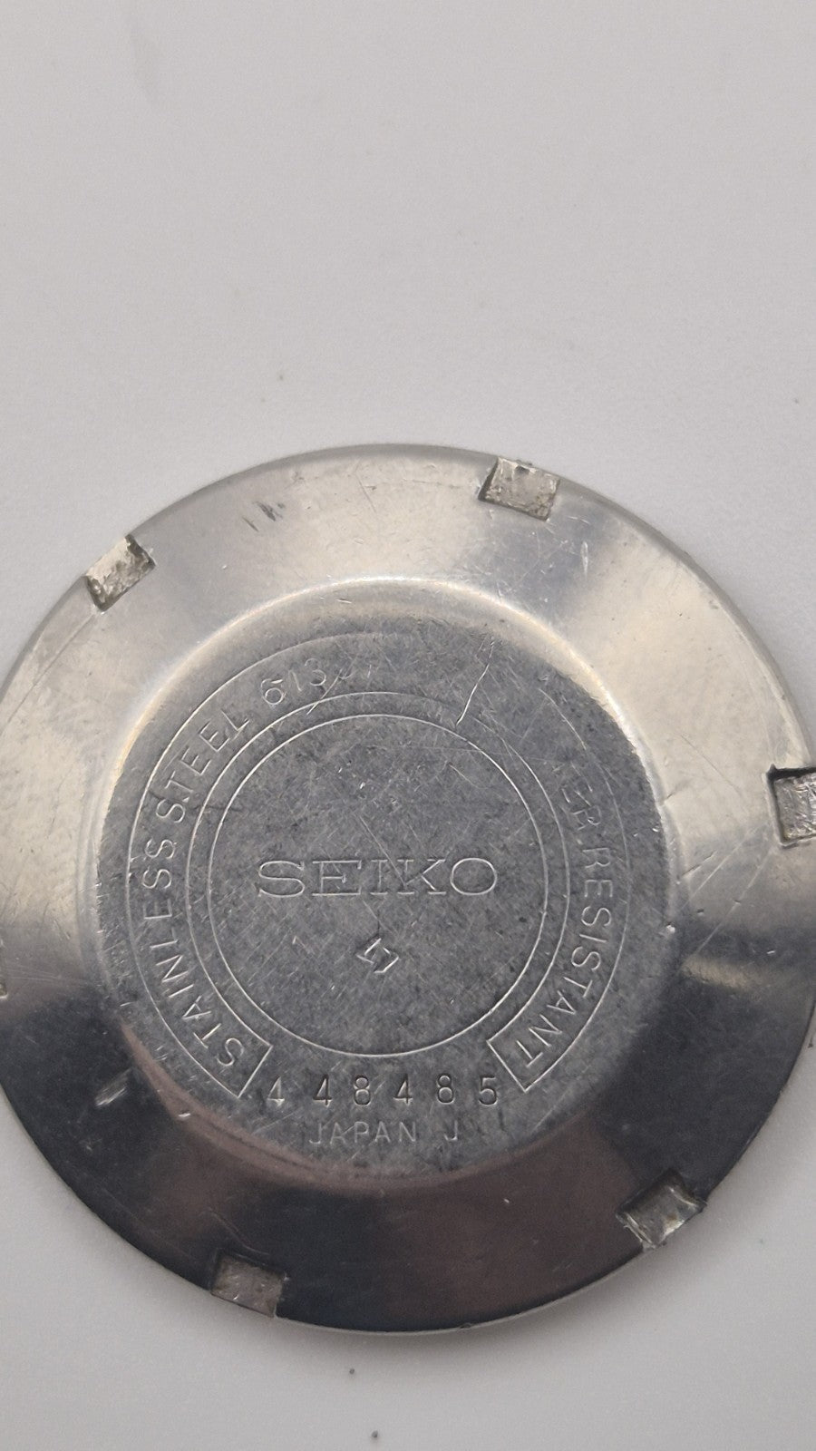 seiko 6139-6002 chronograph pogue.SILVER rare Original Dial 14
