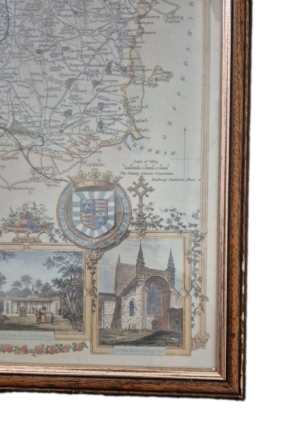 Framed Map Of Gloucester6