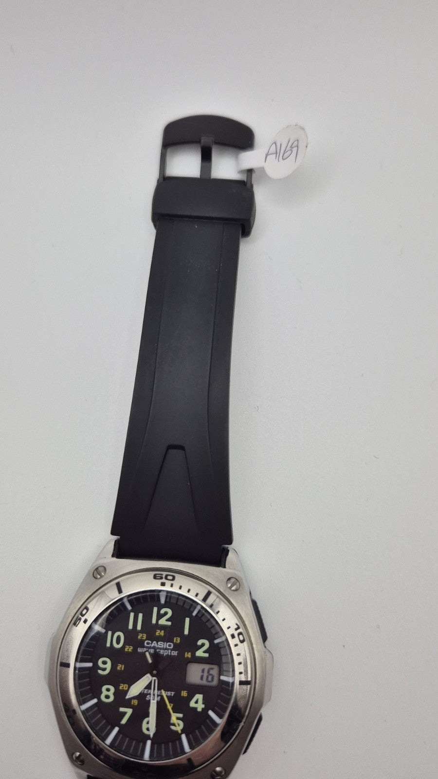 CASIO WAVE CEPTOR Atomic WATCH 4304 WVQ-200HE.Rare Casio Digital Ana digi5
