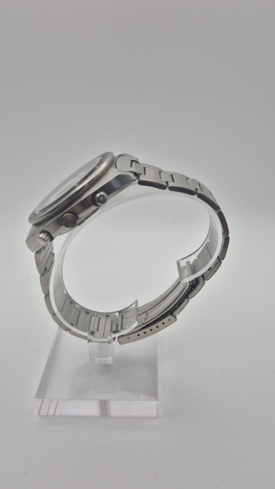 seiko 6139-6002 chronograph pogue.SILVER rare Original Dial 5