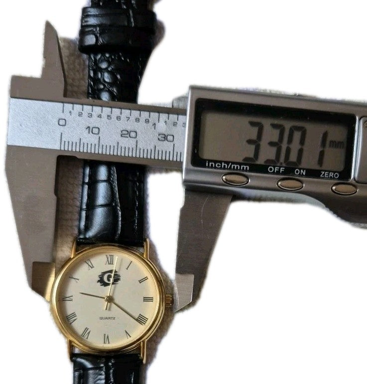 Gild Tone "G" Watch Face Quartz Movement Roman Numerals7