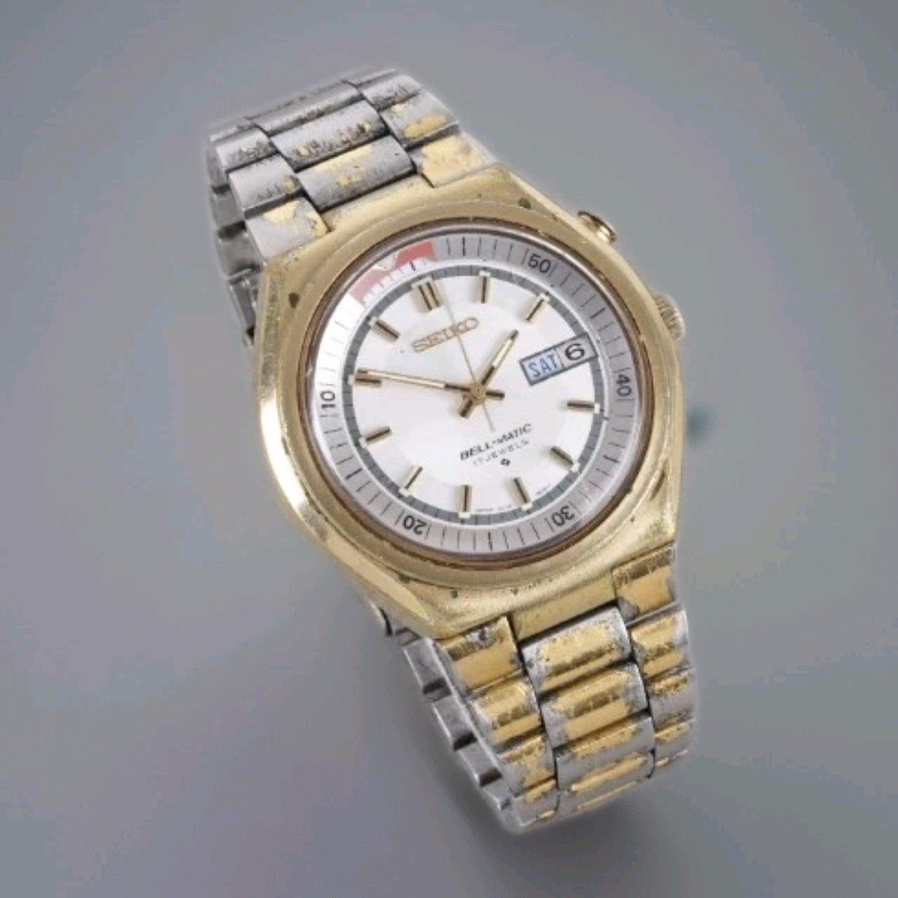 SEIKO BELL-MATIC GOLD PLATED WRISTWATCH REF. 4006-60401