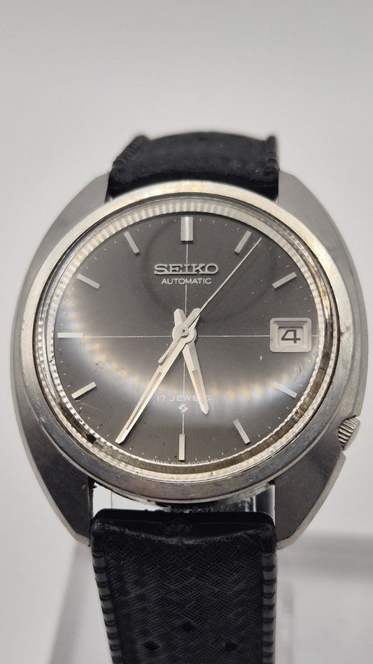VINTAGE 60's SEIKO AUTOMATIC 6105-6009 MEN'S WATCH Captain Willard Movement Rare0