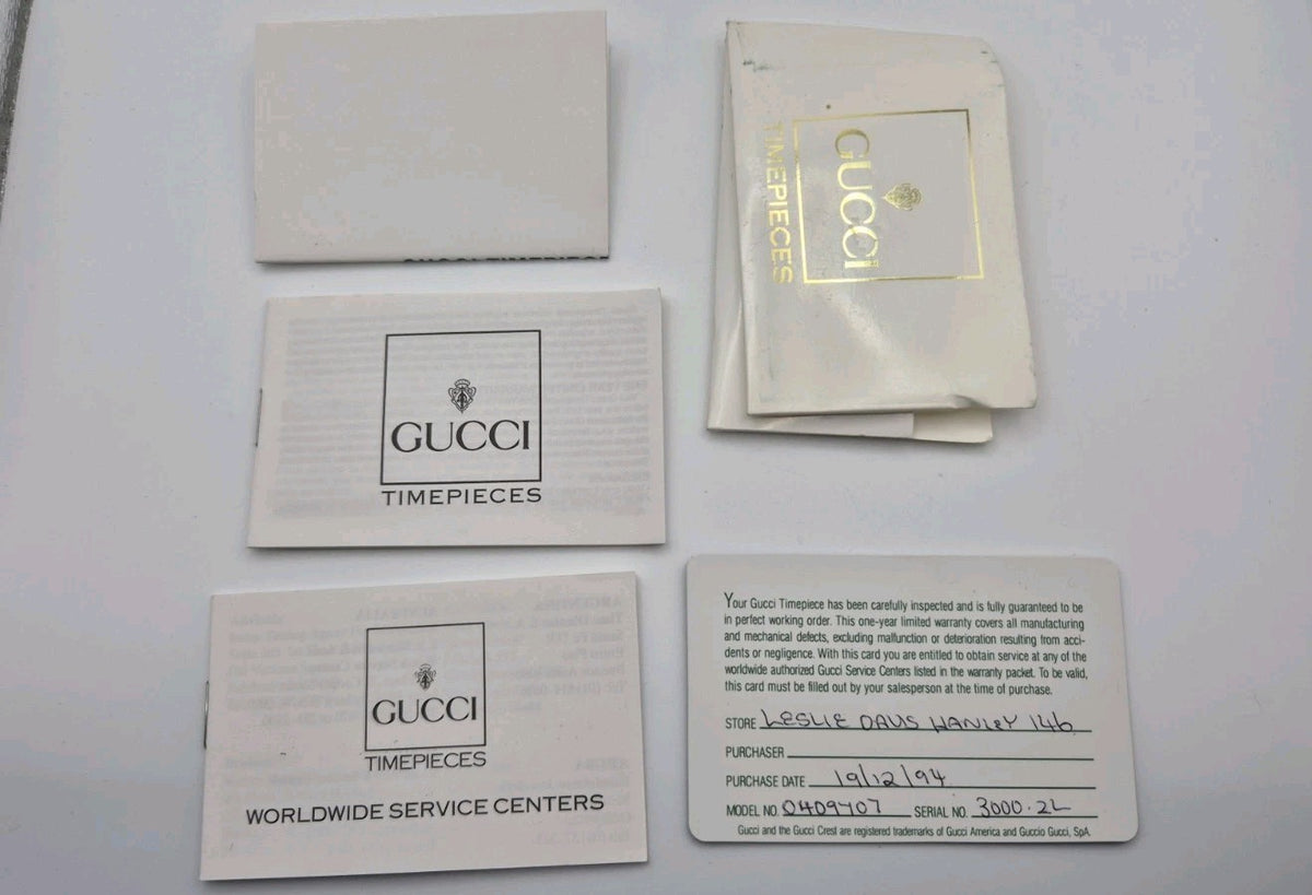 Gucci Gold 3000.2.L A new strap and a new battery15