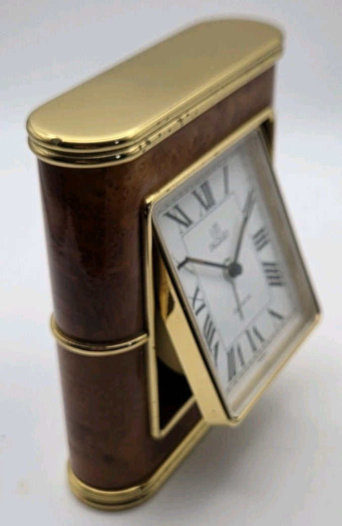 Uti Jaccard French quartz alarm clock in original fitted box - clock3