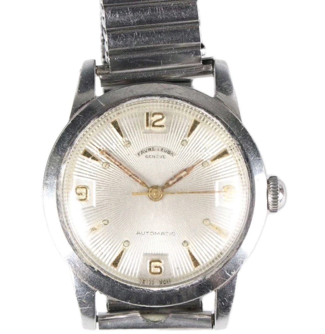 Favre-Leuba Genève Automatic stainless steel circular cased gentleman's...0