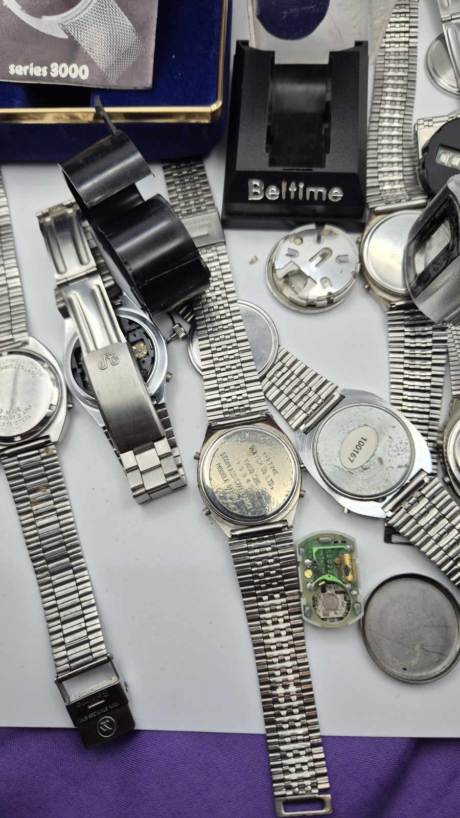 vintage digital watch joblot spares17