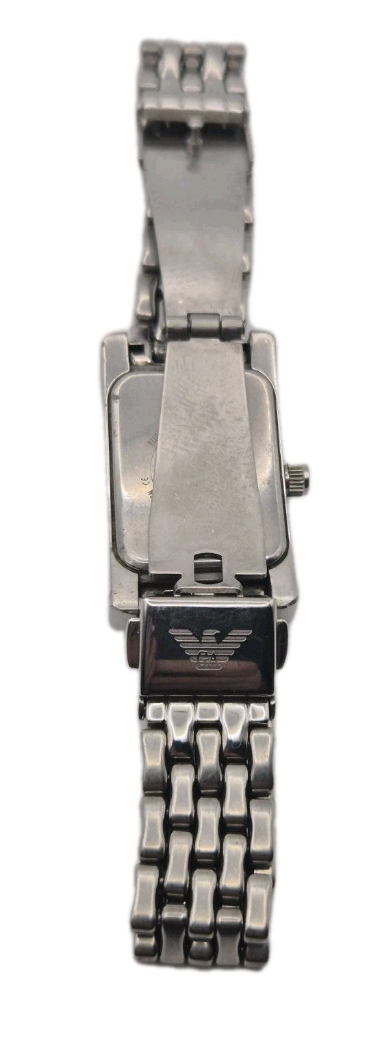 Emporio Armani AR-0126 Silver Tone Quartz Analog Casual Wristwatch9