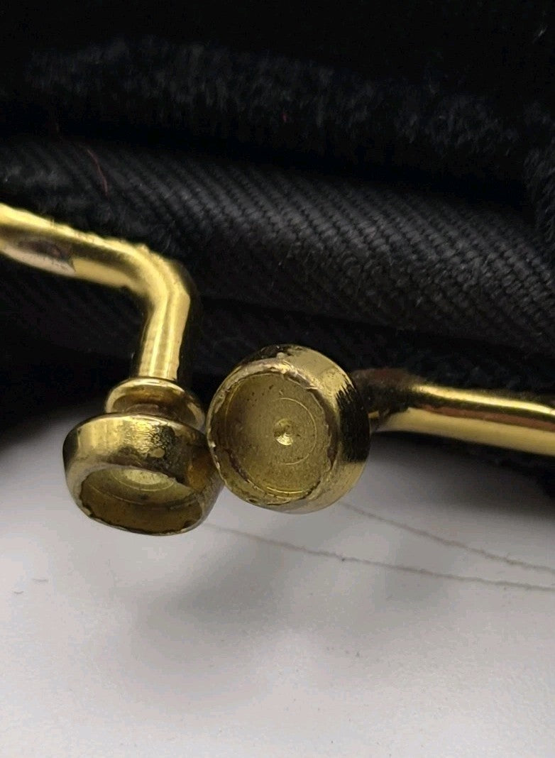 Vintage velvet kiss-lock clutch purse5