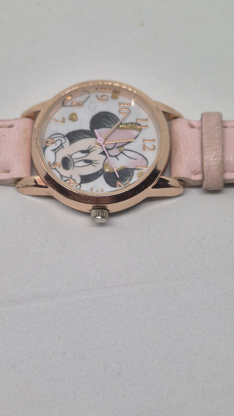 Disney Womens Analogue Classic Quartz Watch with Leather Strap6