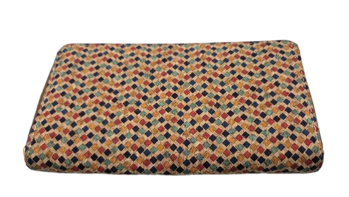 Cork Small Wallet   Credit Card Holder with Zipper Pouch2