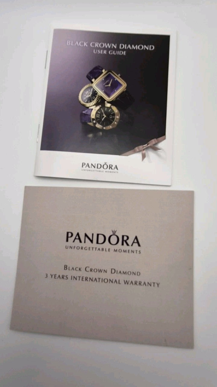 Genuine Pandora Watch Imagine Grand C Silver/White with Ceramic Bezel - 811004WH9