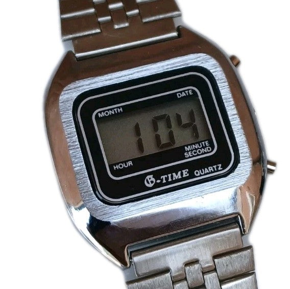Beltime Digital Stainless Steel Watch New Old Stock Full Working2