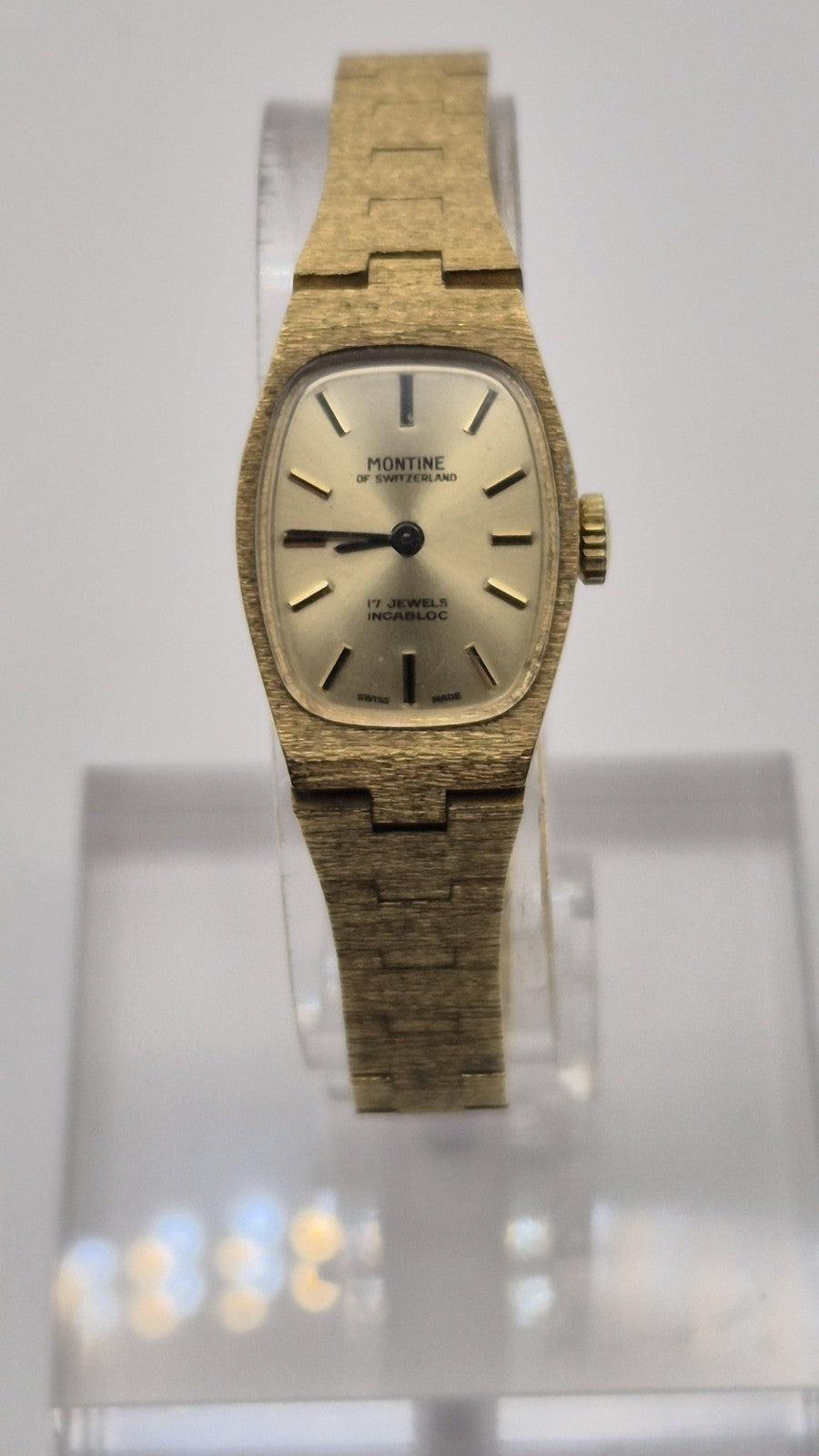  Ladies Montine Vintage Swiss Watch - 17 Jewels Incabloc - excellent1