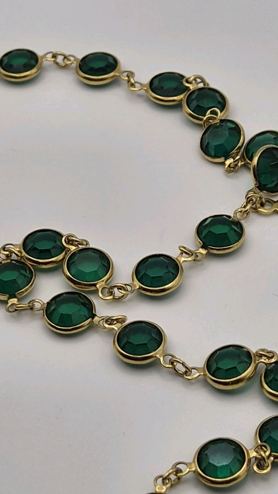 vintage Swarovski crystal station necklace11