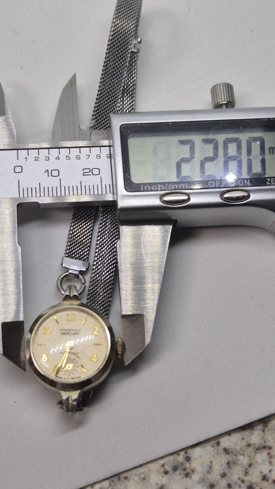 Vintage Ingersoll Mercury  Ladies Mechanical  with Seconds Hand Untested Watch13