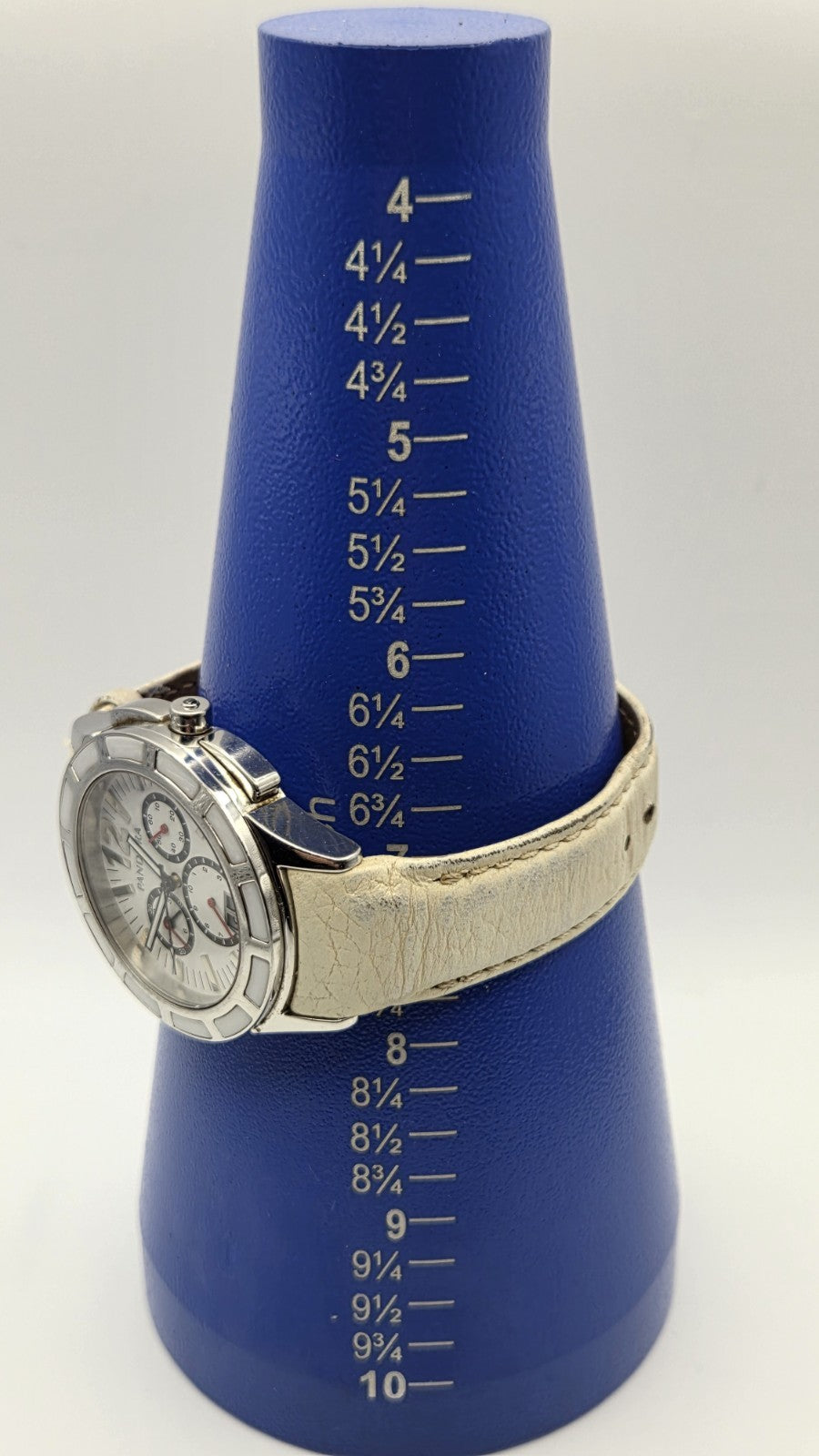 Genuine Pandora Watch Imagine Grand C Silver/White with Ceramic Bezel - 811004WH18
