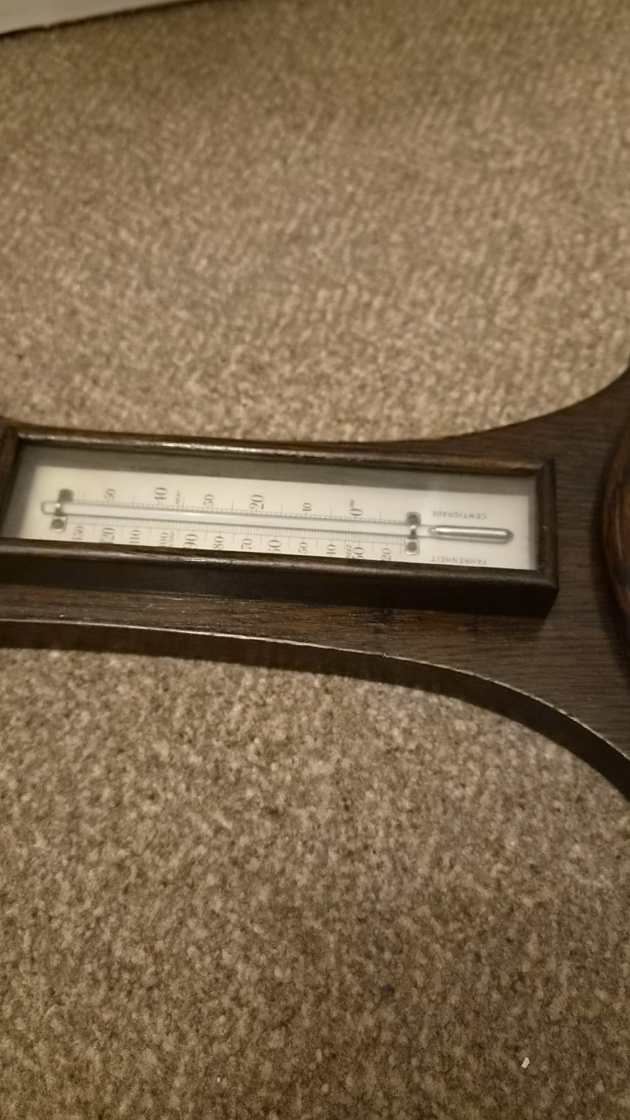 Antique Quality carved Banjo Barometer18