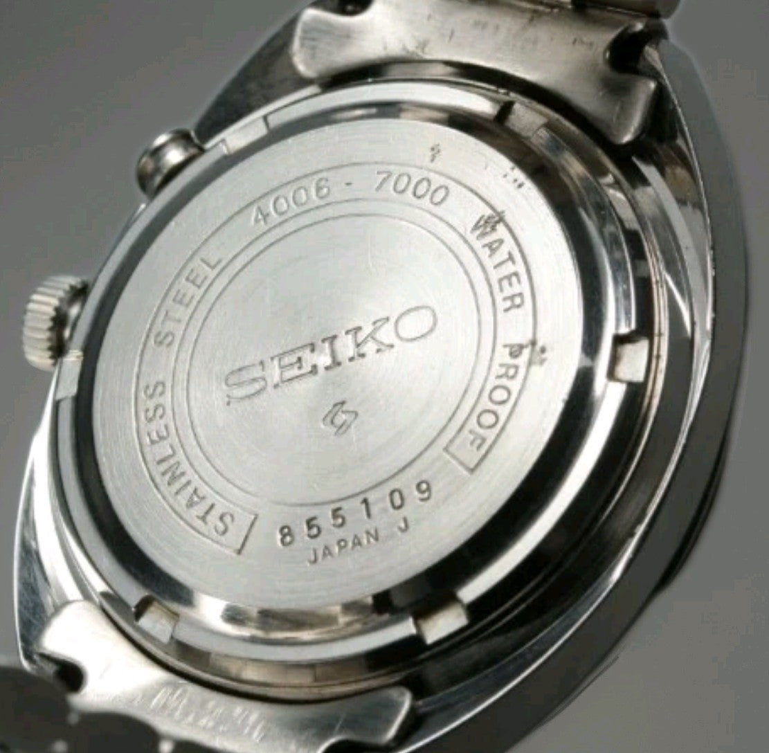 Vintage SEIKO Bell-Matic 4006-7000 Alarm Silver Men AT Watch7