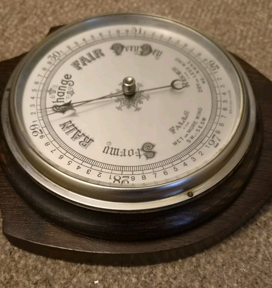 Antique Quality carved Banjo Barometer6