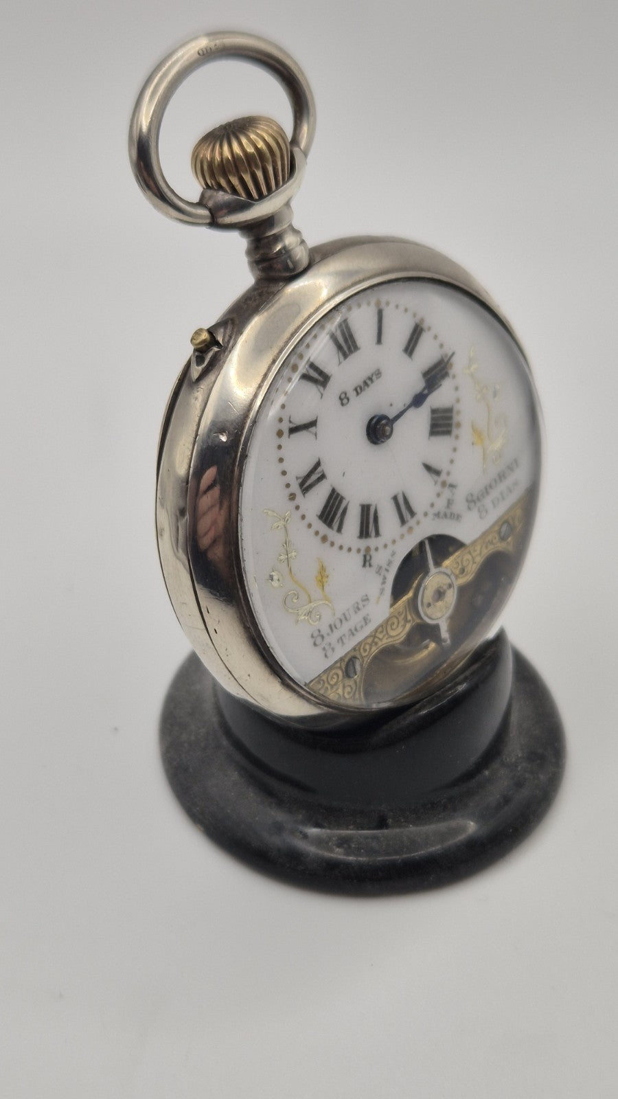 WORKING Hebdomas 8 day pocket watch Working1