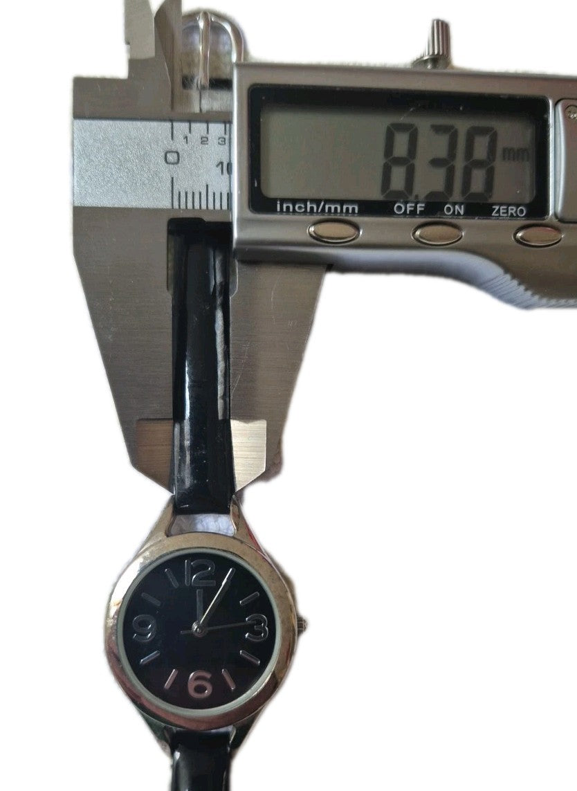 Marks & Spencer Women's Casual Quartz Watch with Black Faux Leather Strap6