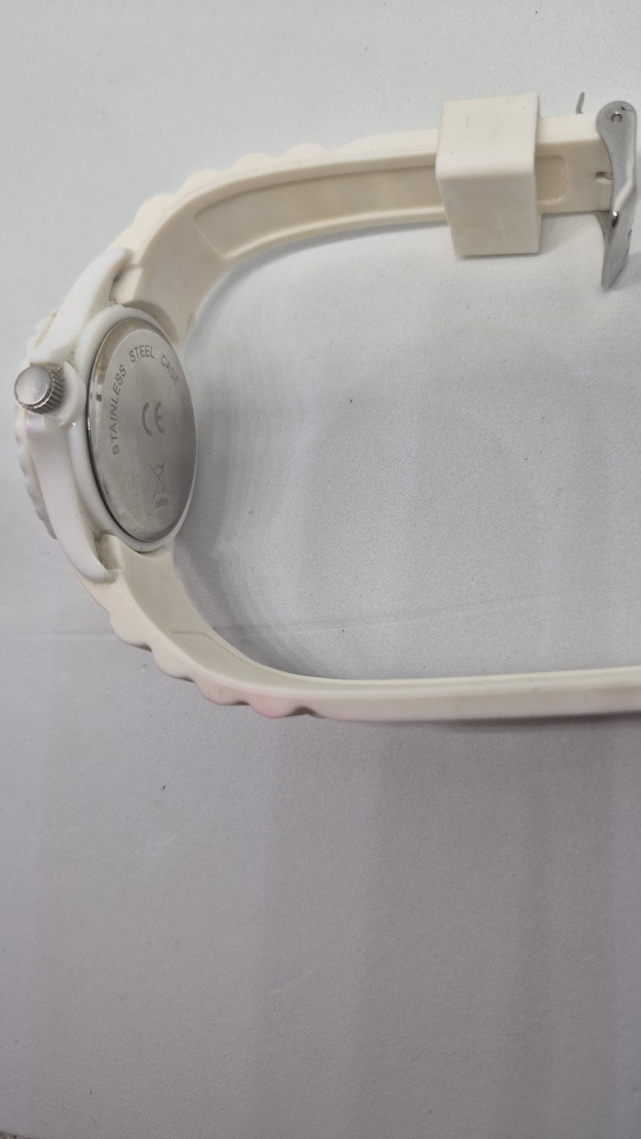 White and rose gold tone, plastic, quartz wrist watch6