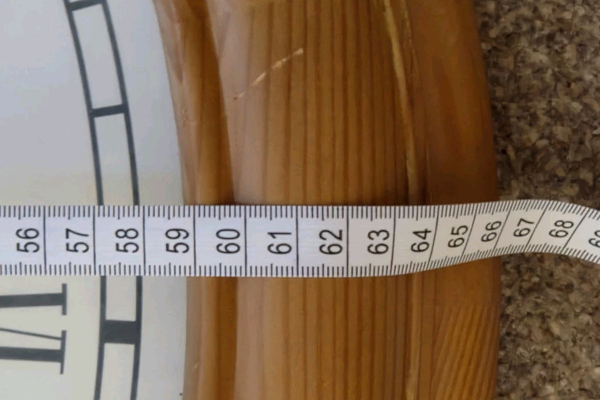 Wood Quartz Wall Clock 64cm Days Gone Bye England4