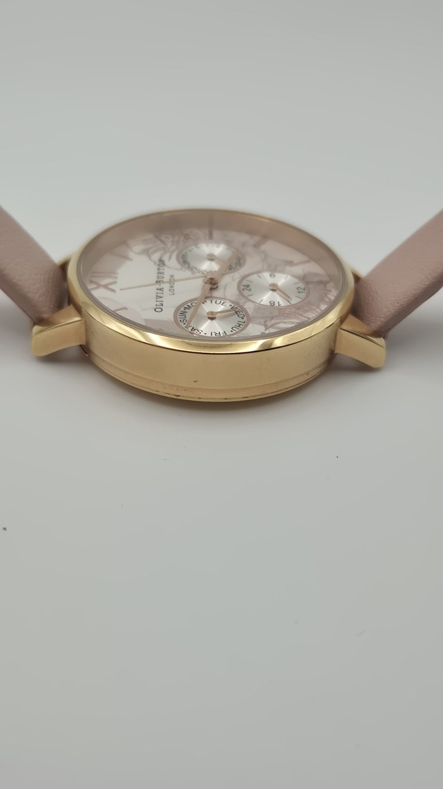 Olivia Burton Analogue Multifunction Quartz Watch for Women with Pink Leather...1
